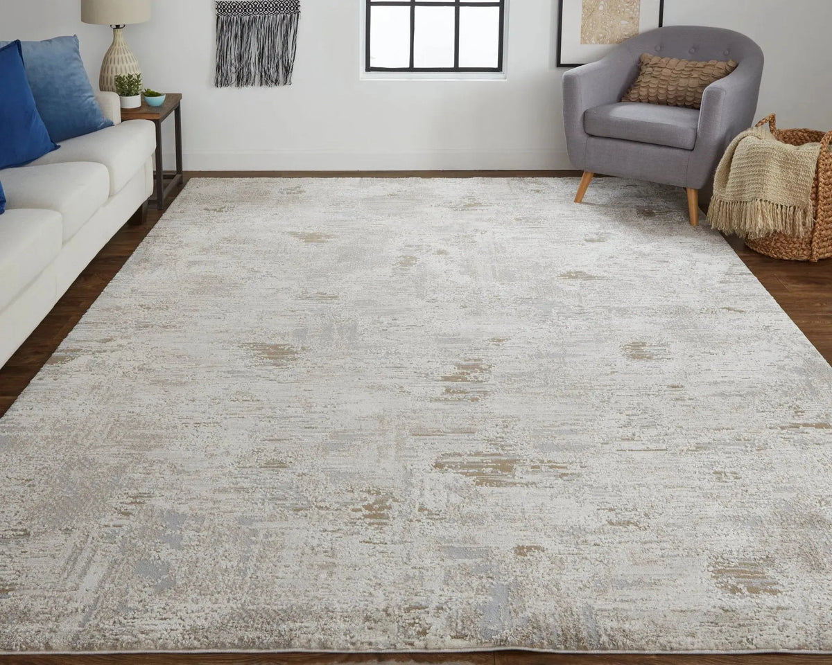 Vancouver VNR39FHF Ivory/Grey Rug