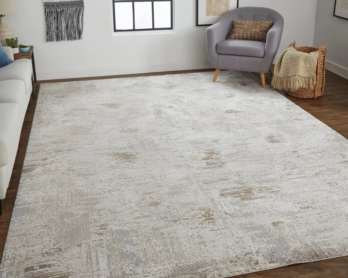 Vancouver VNR39FHF Ivory/Grey Rug