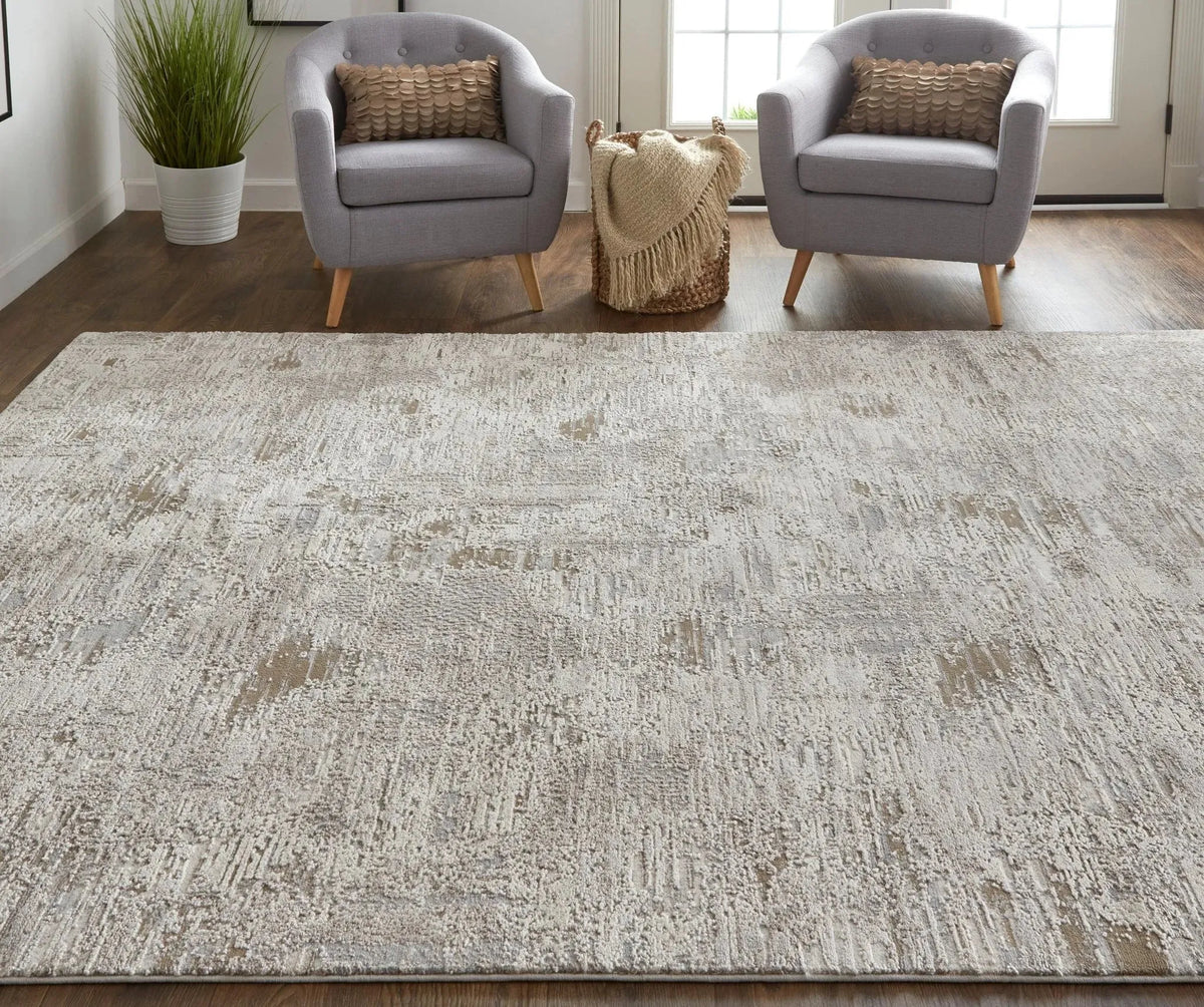 Vancouver VNR39FHF Ivory/Grey Rug