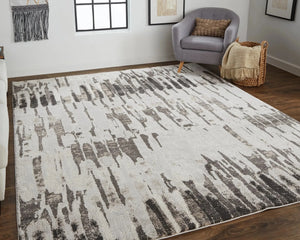 Vancouver VNR39FIF Ivory/Brown Rug