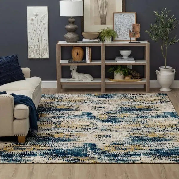Vanguard 92361 50150 Placid Majolica Blue Rug