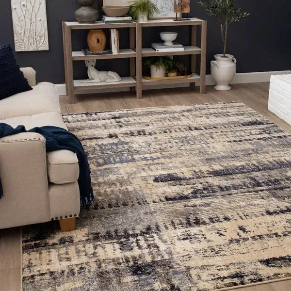 Vanguard 92363 50139 Ephemeral Ink Blue Rug