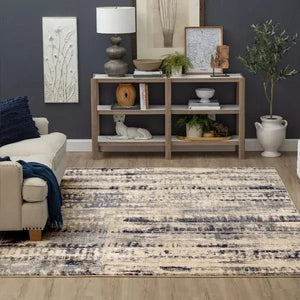 Vanguard 92363 50139 Ephemeral Ink Blue Rug