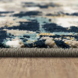 Vanguard 92364 50150 Provenance Majolica Blue Rug