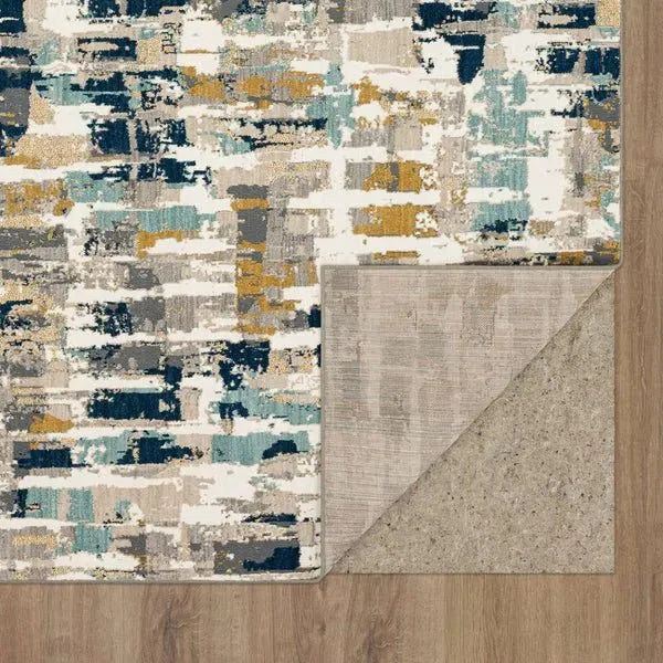 Vanguard 92364 50150 Provenance Majolica Blue Rug