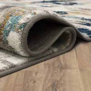 Vanguard 92364 50150 Provenance Majolica Blue Rug