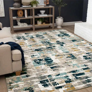 Vanguard 92364 50150 Provenance Majolica Blue Rug