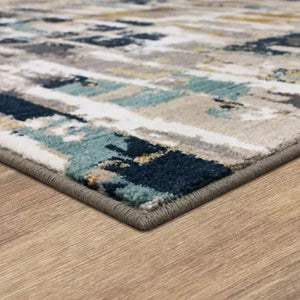 Vanguard 92364 50150 Provenance Majolica Blue Rug