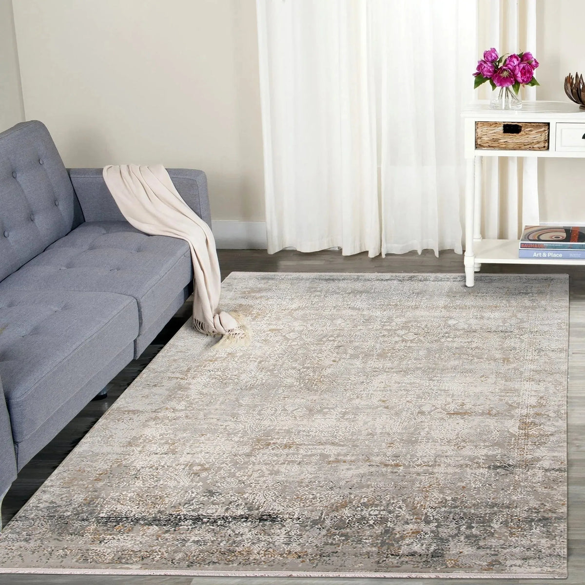 Venice VEN-4 Grey/Gold Rug
