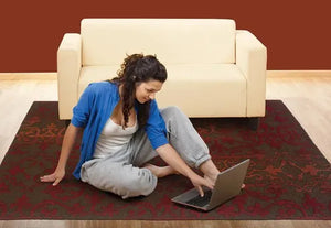 Ventura 18101 Brown/ Red Rug