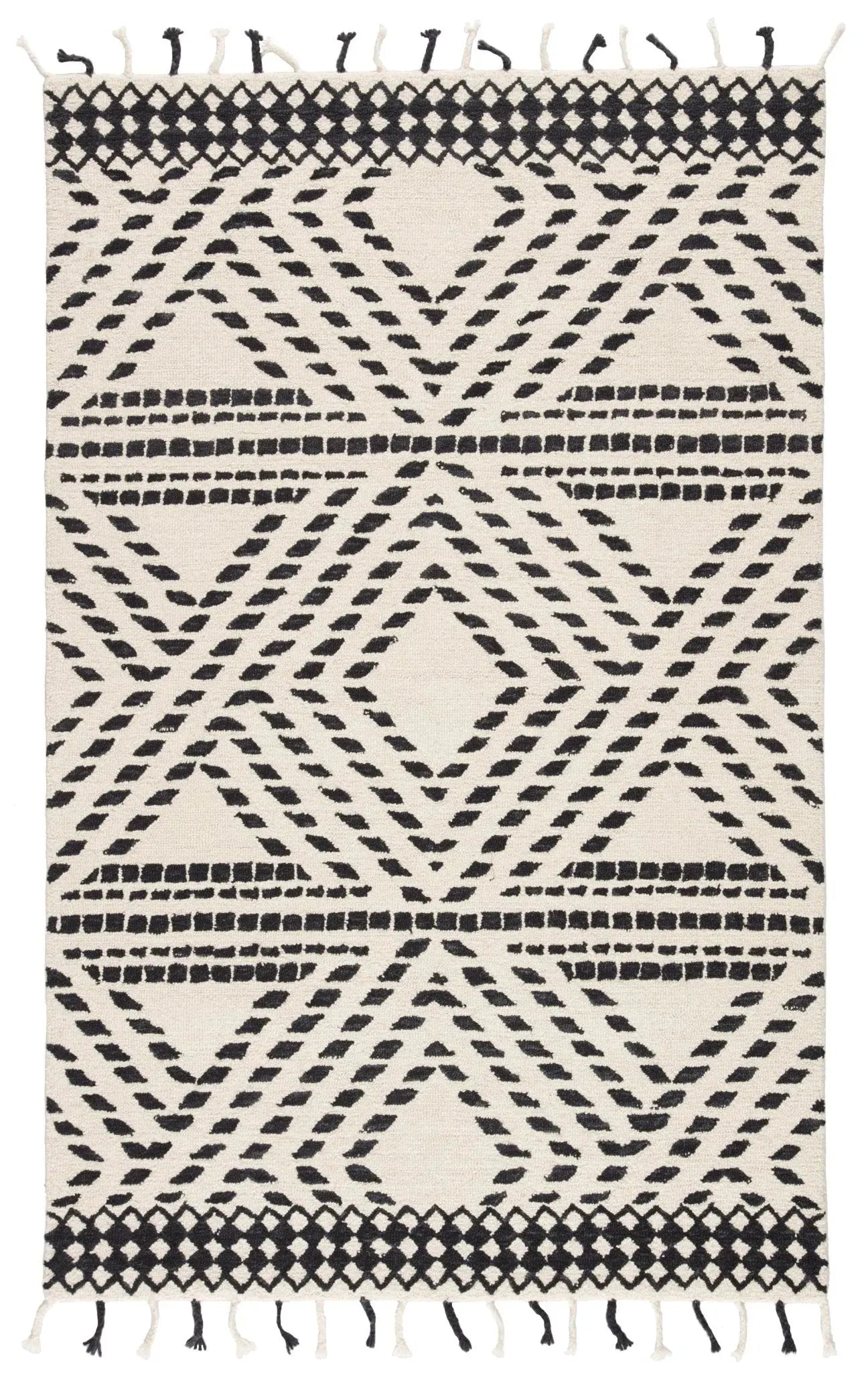 Vera By Nikki Chu VNK04 Roka Ivory/Black Rug