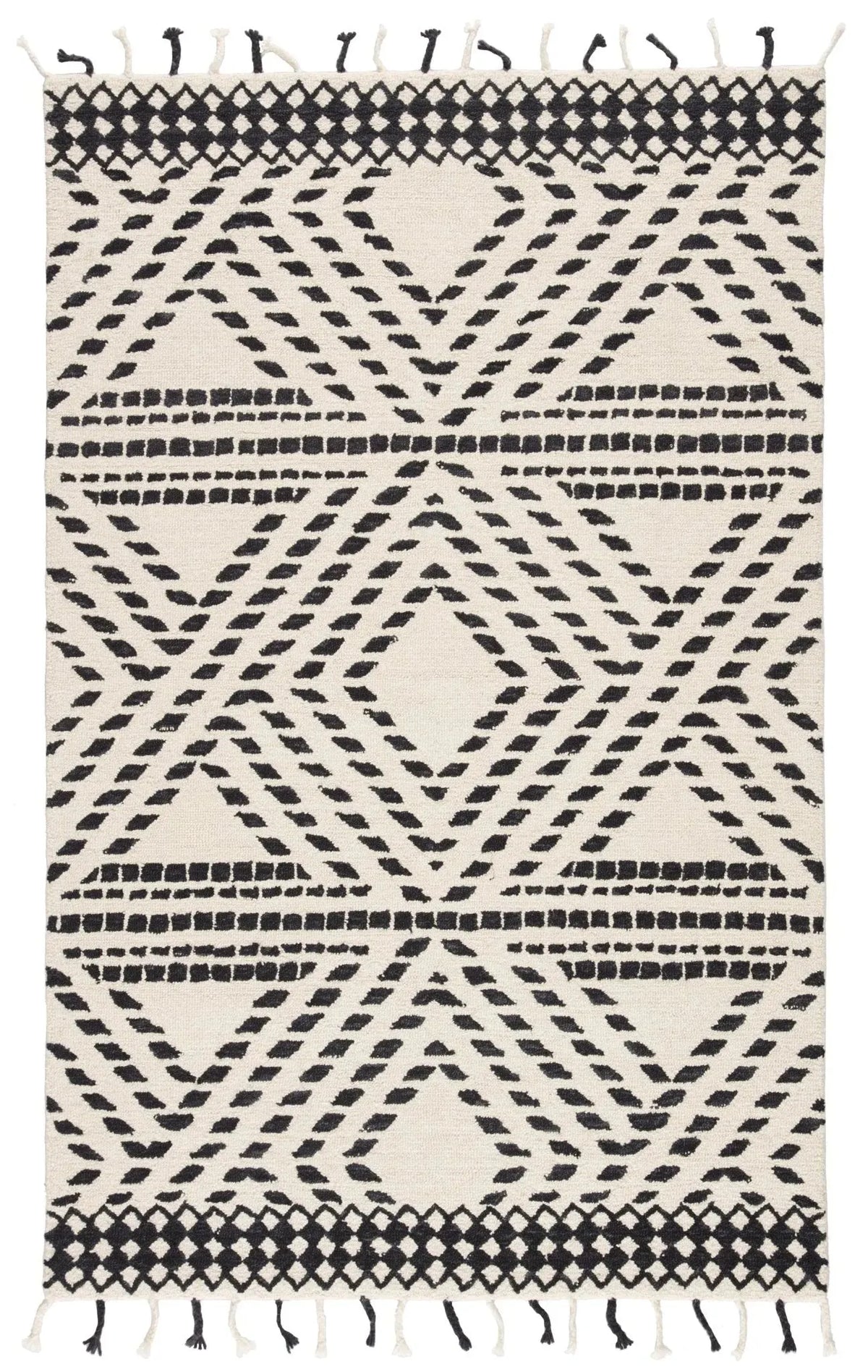 Vera By Nikki Chu VNK04 Roka Ivory/Black Rug