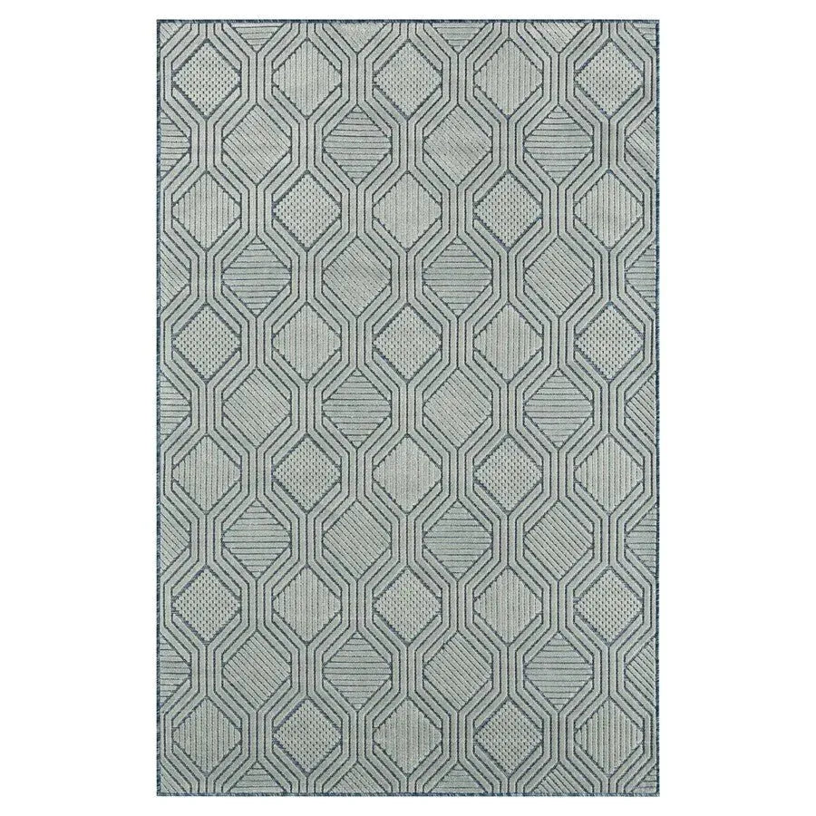Veranda 82108NSL Navy/Silver Rug
