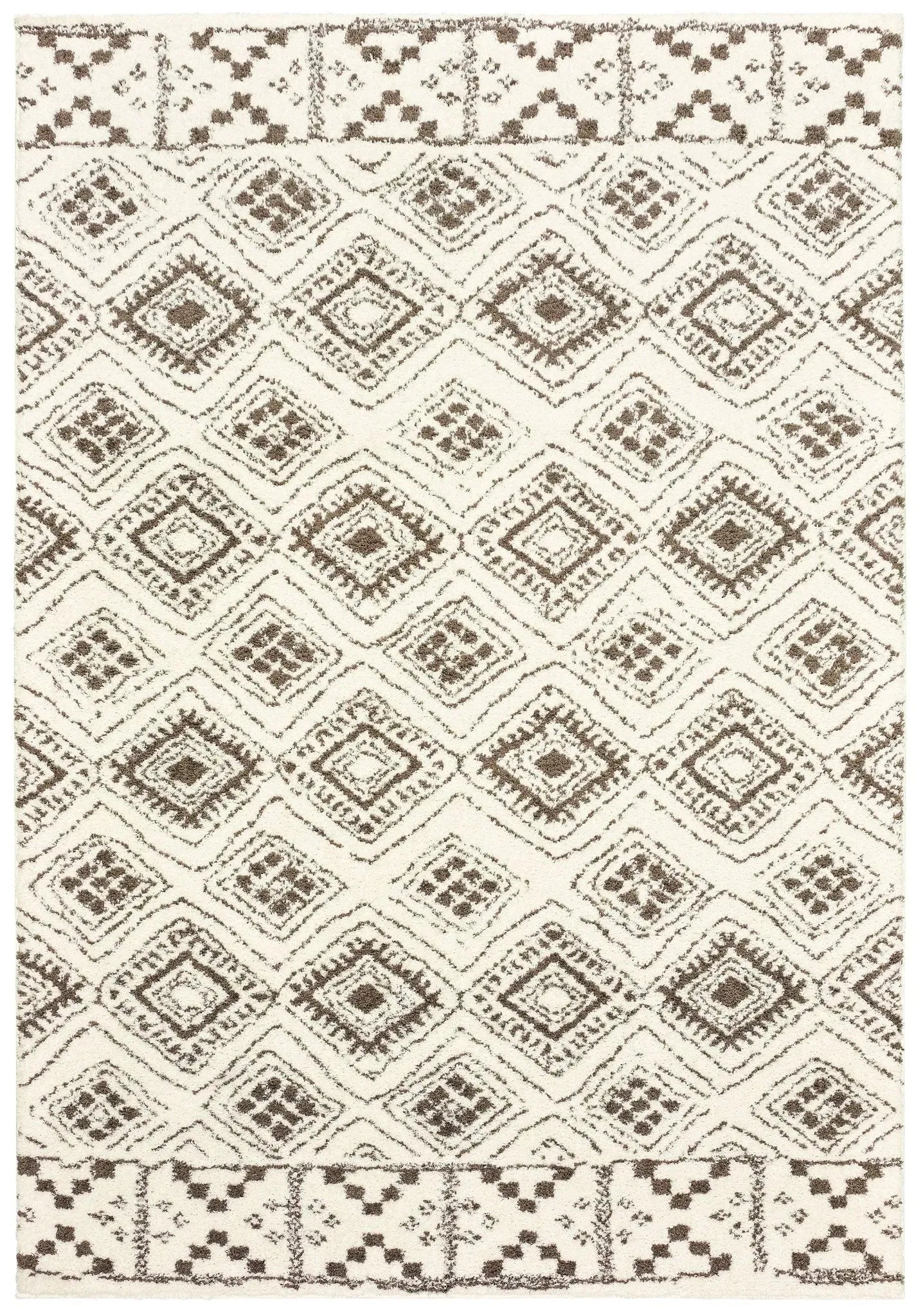 Verona 1330W Ivory/ Brown Rug