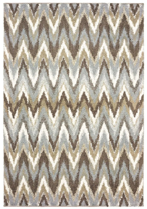 Verona 4D Grey/ Taupe Rug