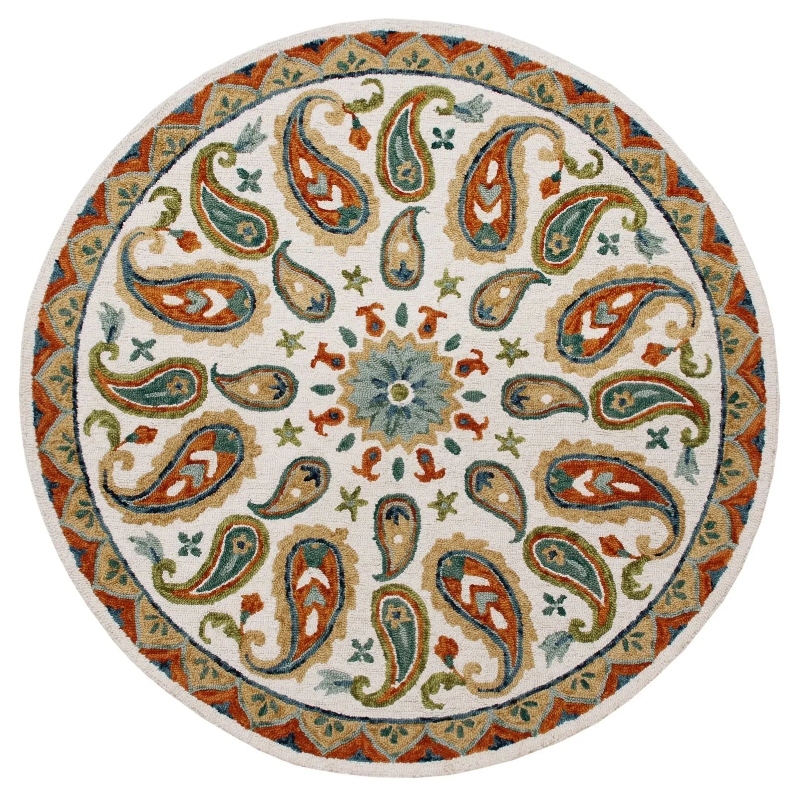 Vibrance Lr03565 Green/Blue/Ivory Rug