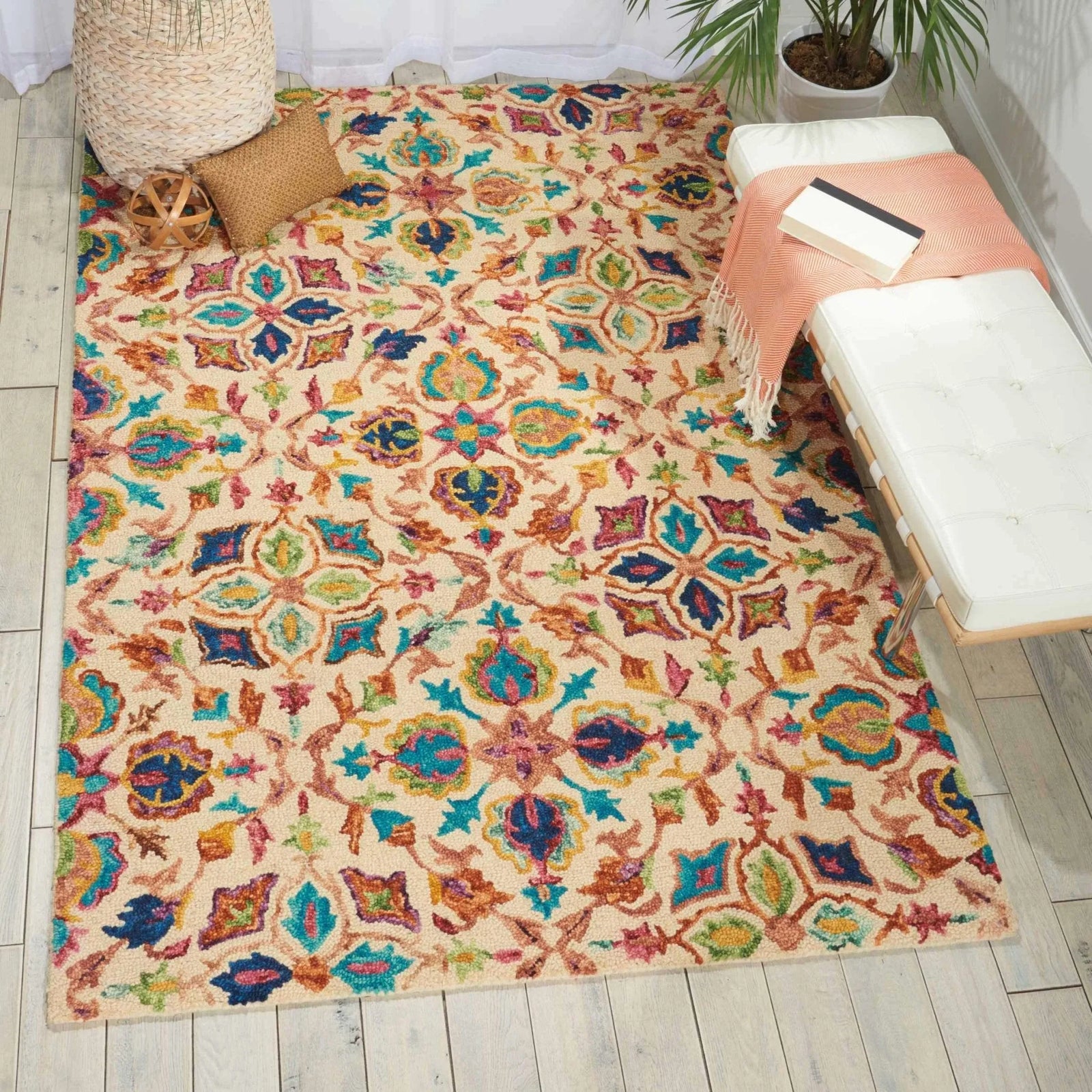 Vibrant VIB08 Ivory Rug