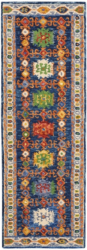 Vibrant VIB09 Navy Rug