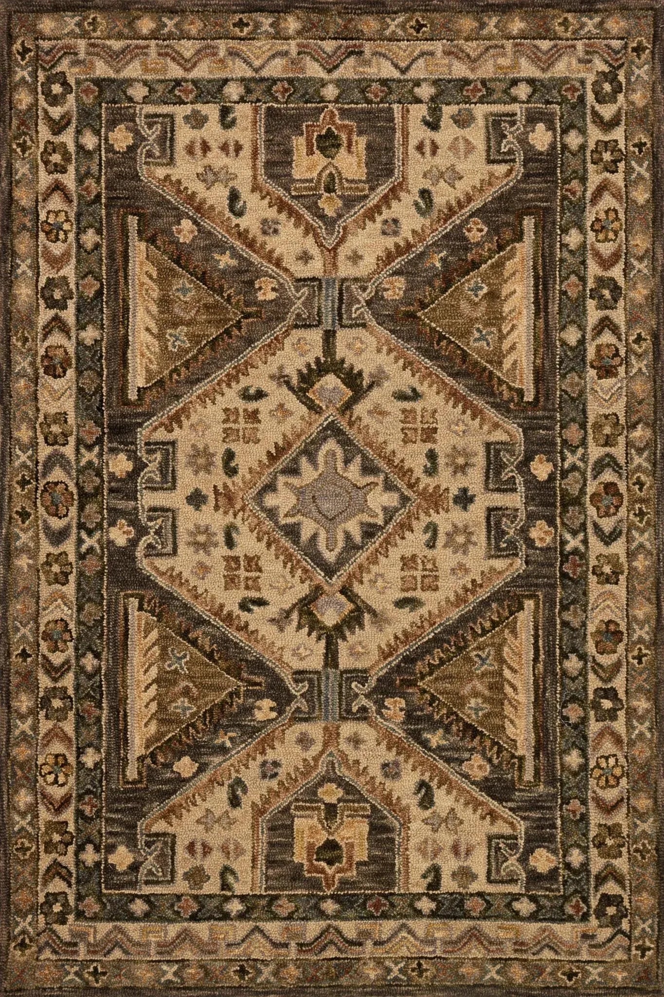 Victoria VK 07 Walnut / Beige Rug