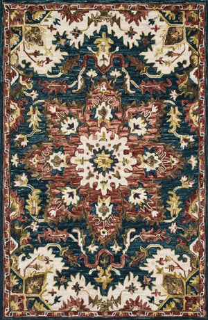 Victoria VK 13 Teal / Raspberry Rug