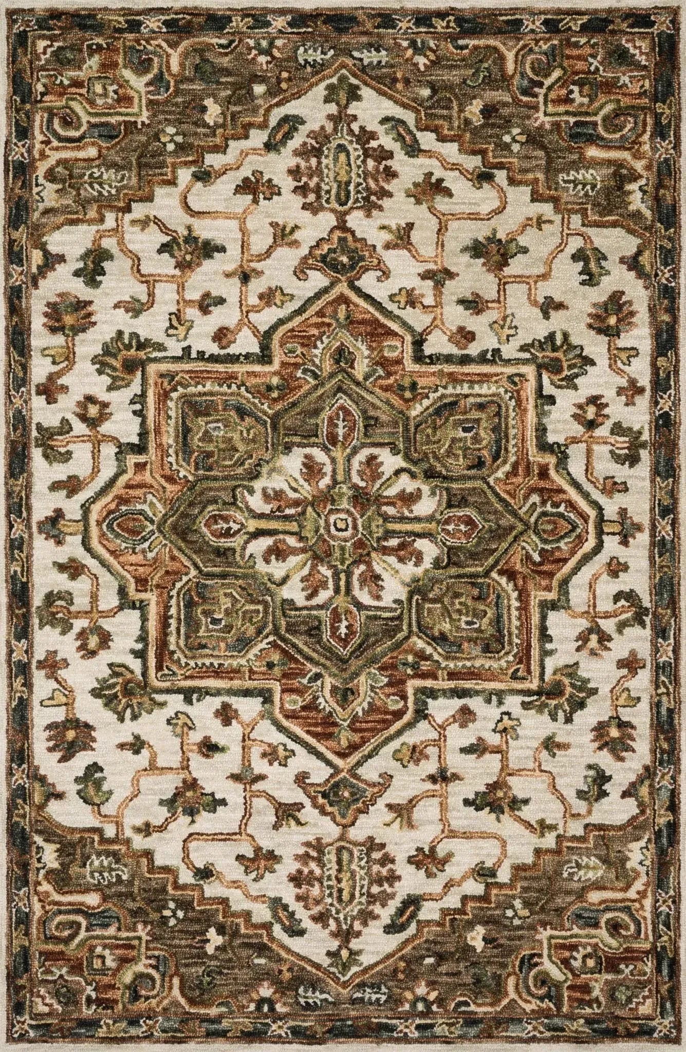 Victoria VK 15 Ivory / Tobacco Rug