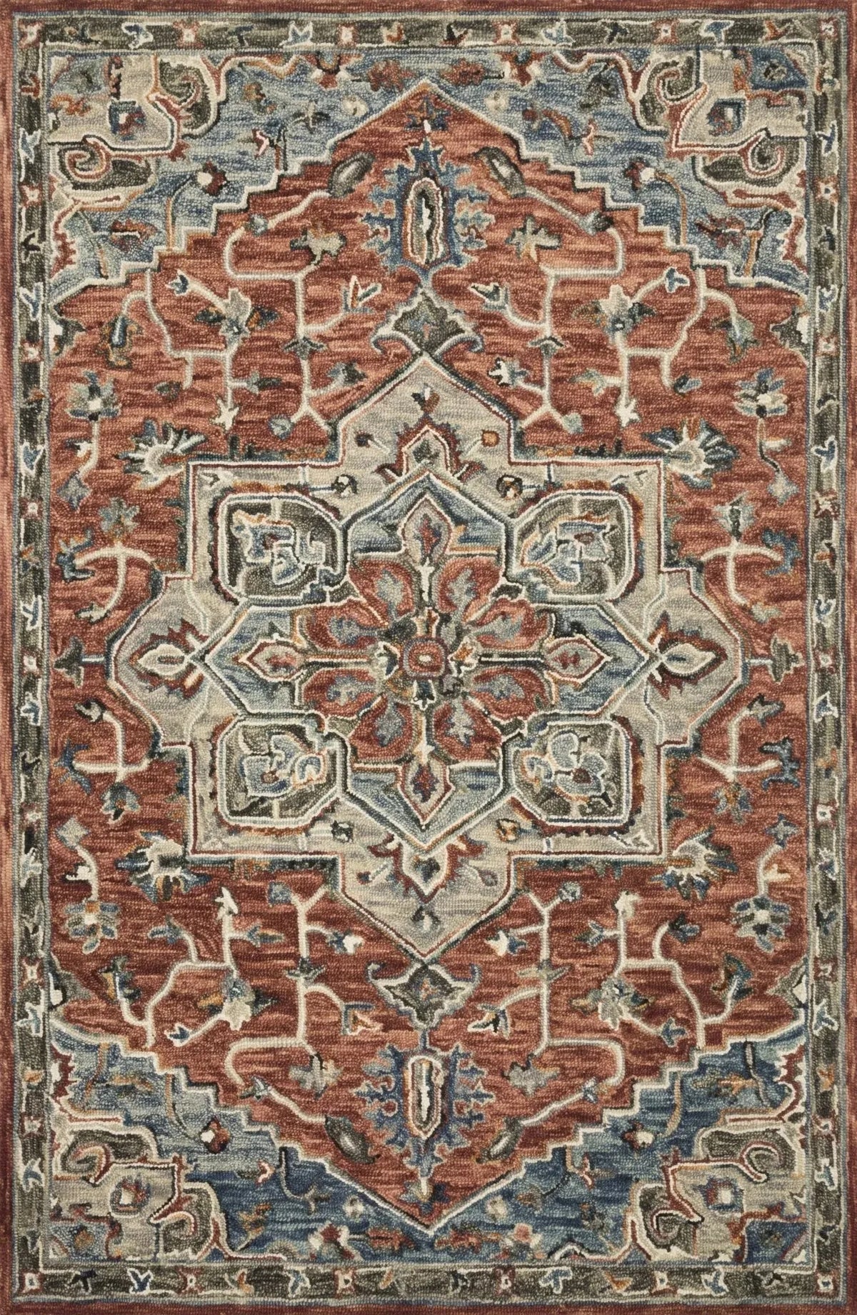 Victoria VK 15 Red Multi Rug