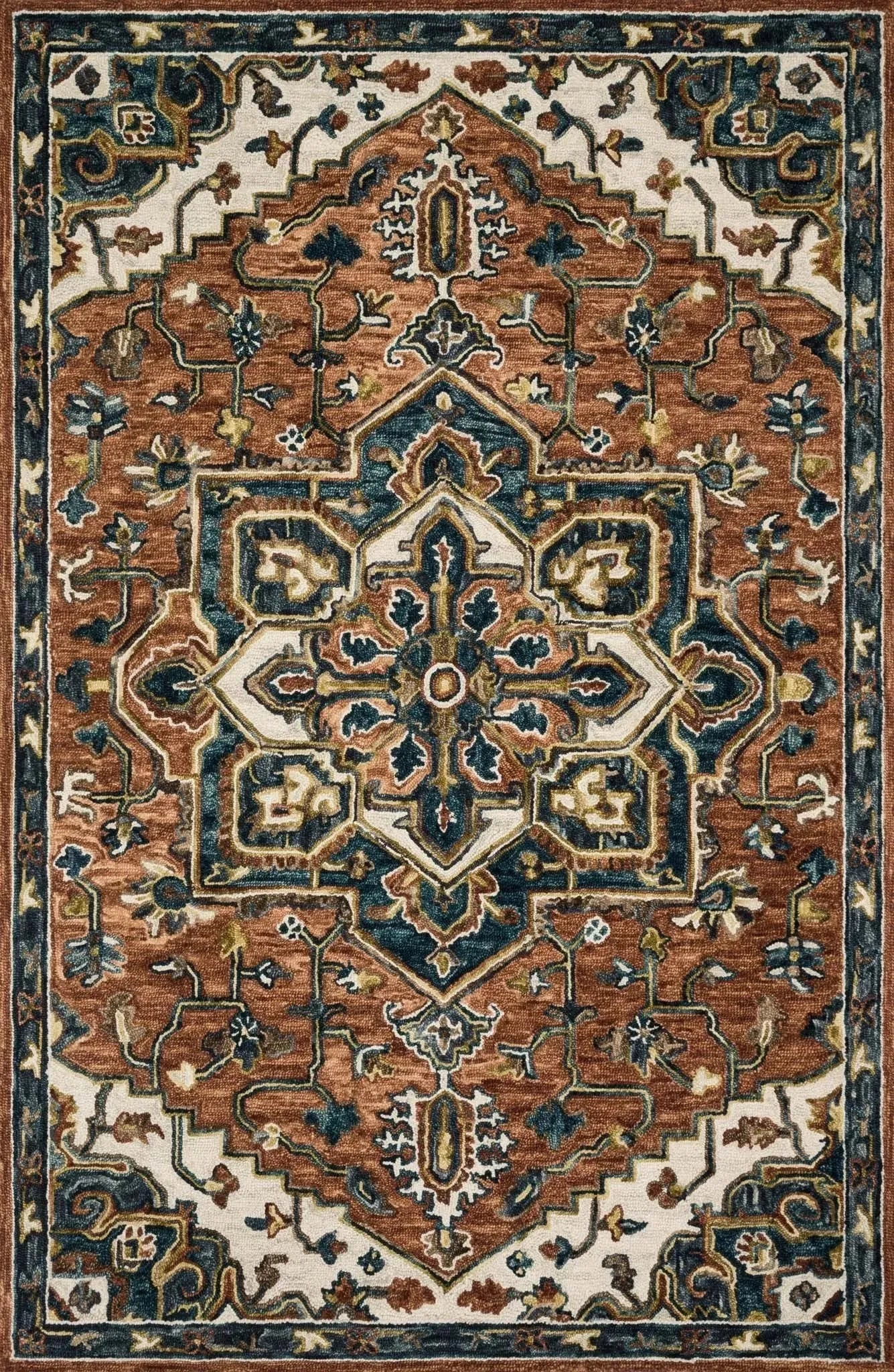 Victoria VK 15 Rust / Ivory Rug