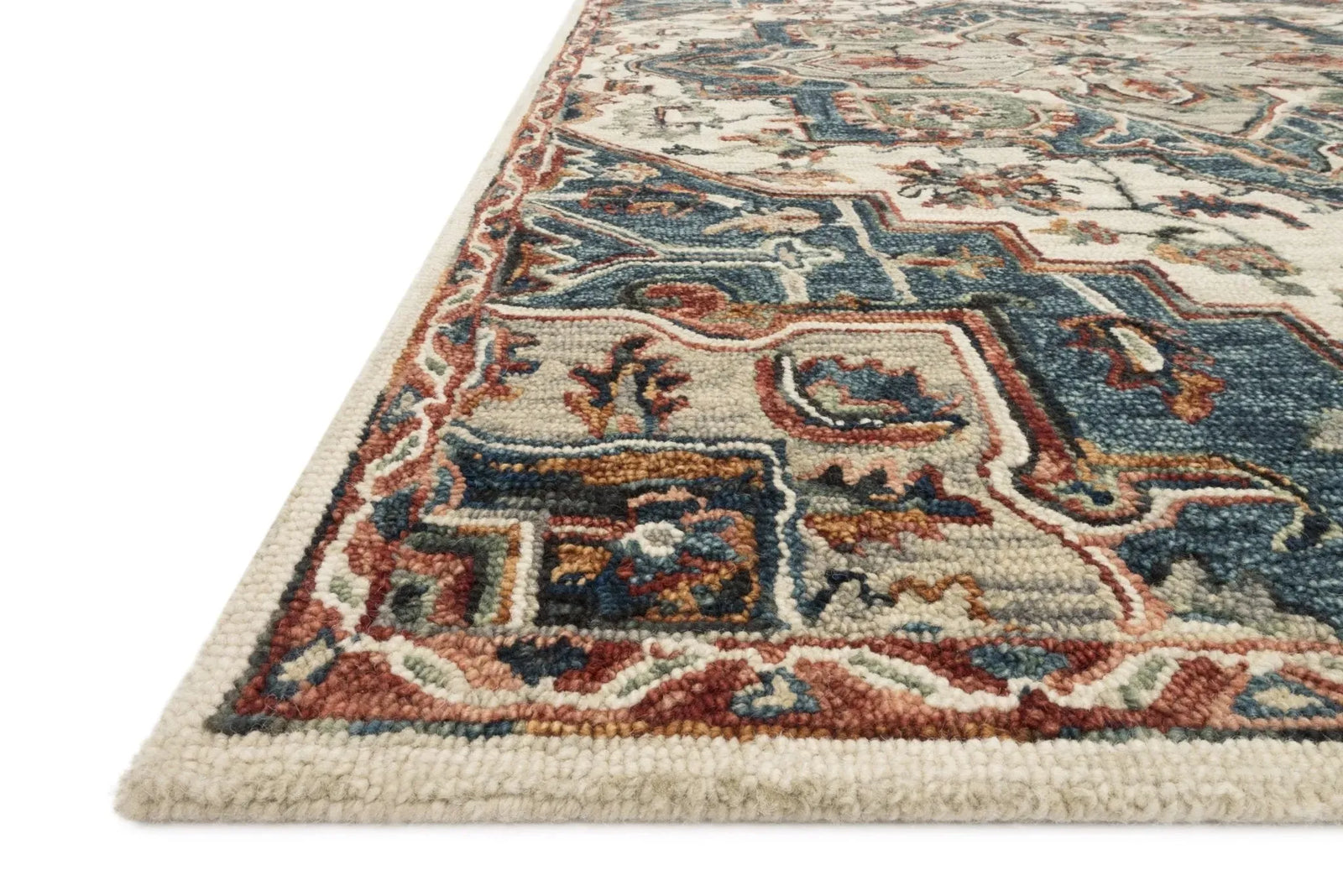 Victoria VK 16 Blue Red Rug