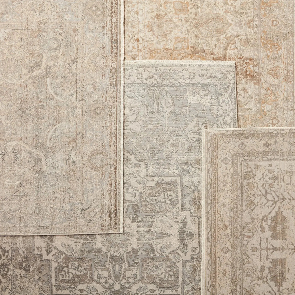 Vienne Vne01 Alain Gray/Cream Rug