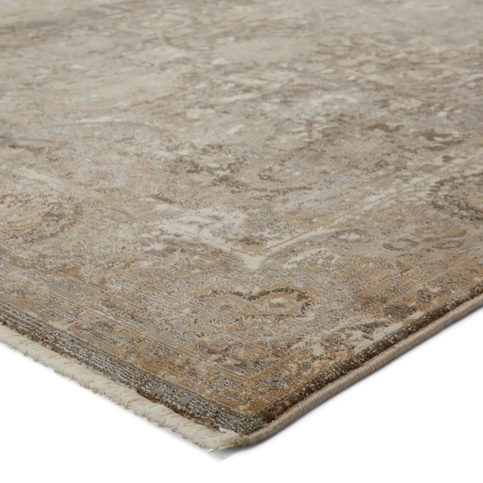Vienne Vne02 Baptiste Dark Taupe/Gold Rug