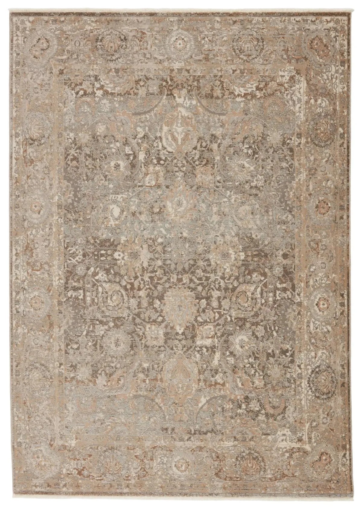 Vienne Vne02 Baptiste Dark Taupe/Gold Rug