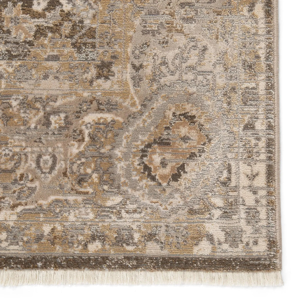 Vienne Vne02 Baptiste Dark Taupe/Gold Rug
