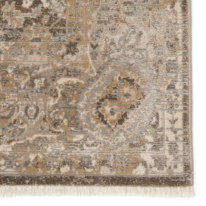 Vienne Vne02 Baptiste Dark Taupe/Gold Rug