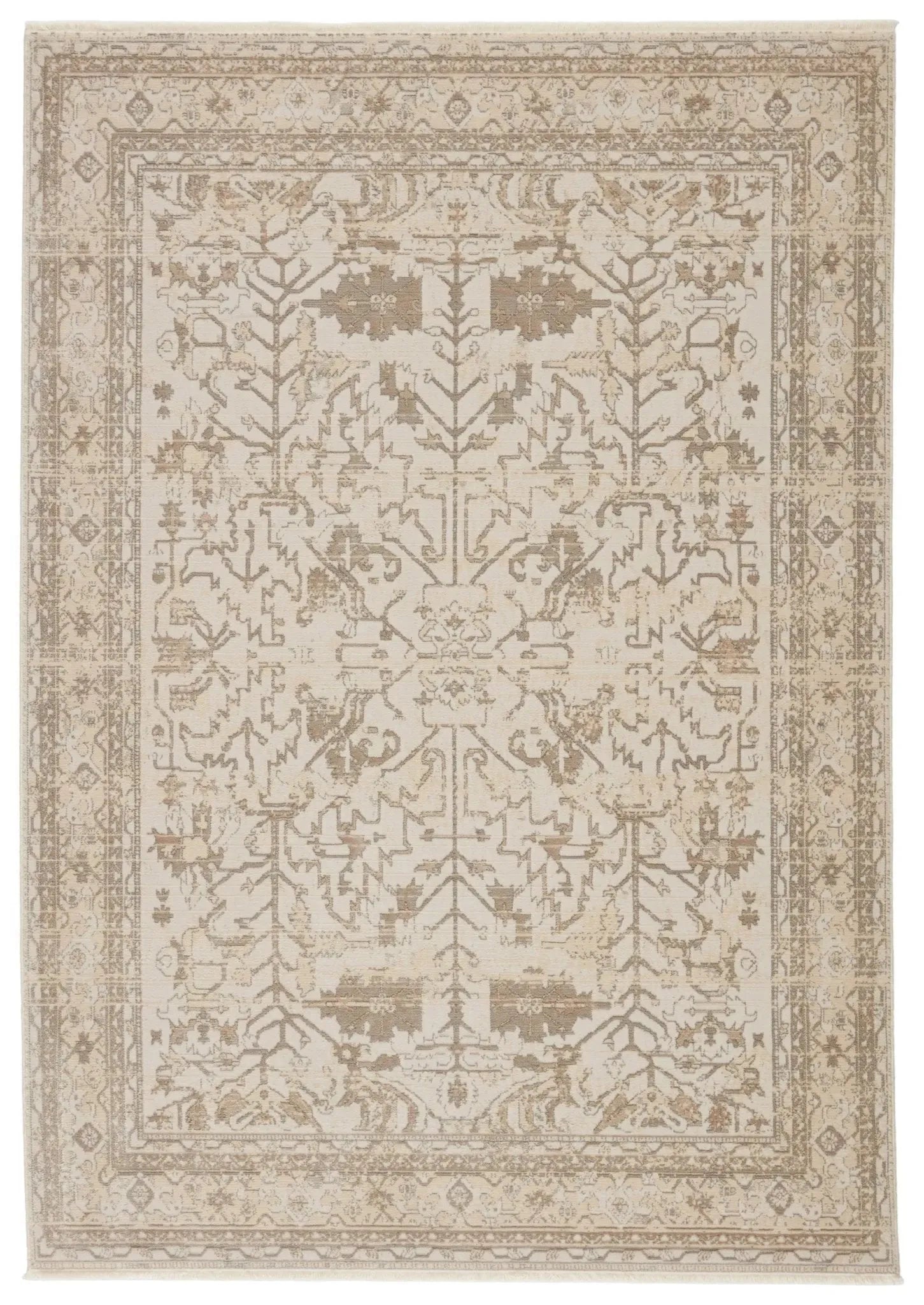 Vienne Vne05 Valentin Cream/Light Gray Rug