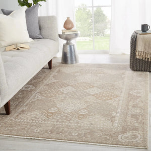 Vienne Vne10 Lourdes Gold/Light Gray Rug