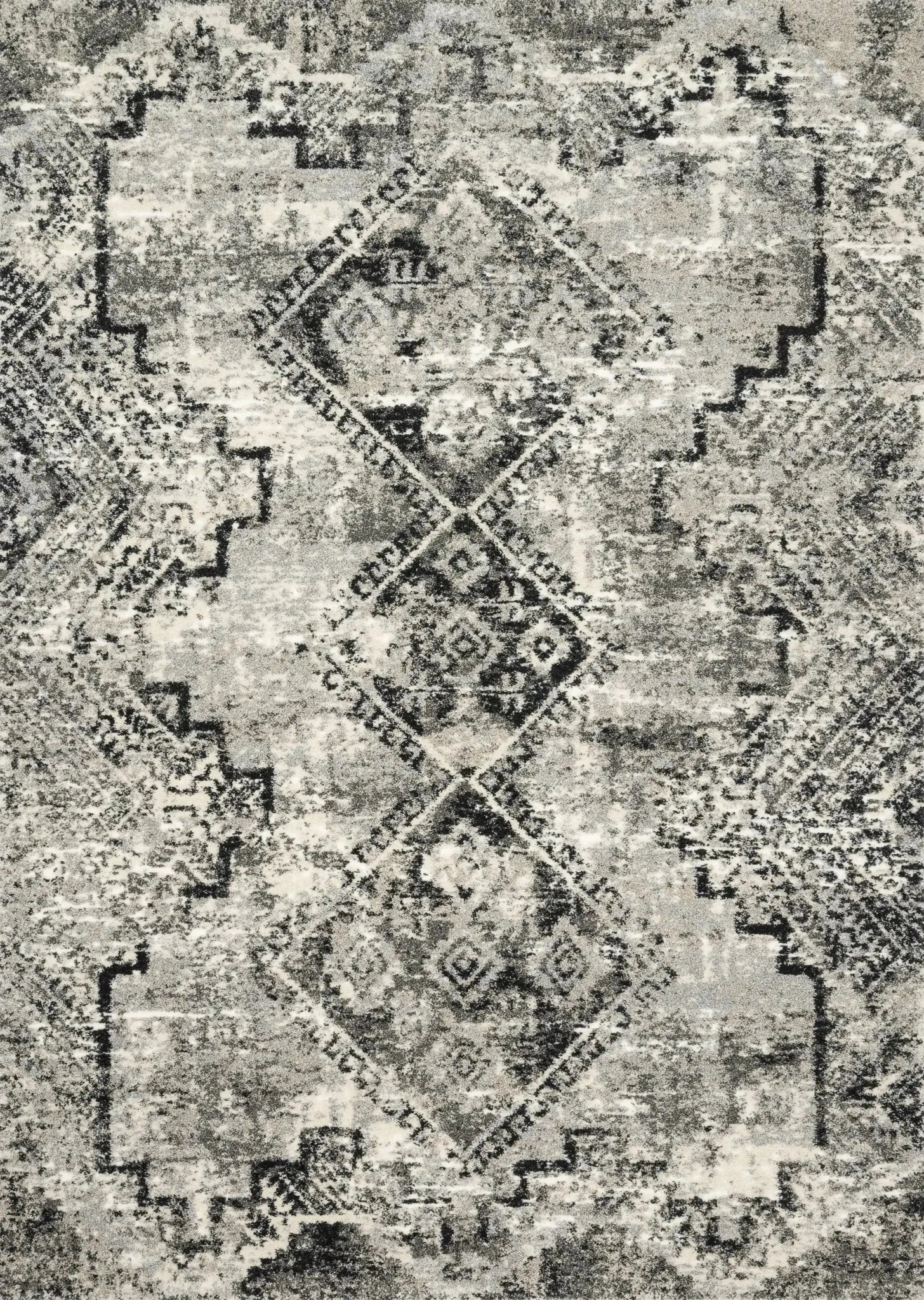 Viera Vr-10 Grey/Black Rug