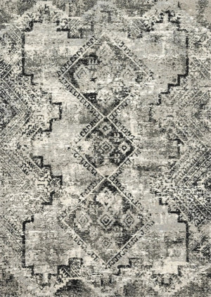Viera Vr-10 Grey/Black Rug