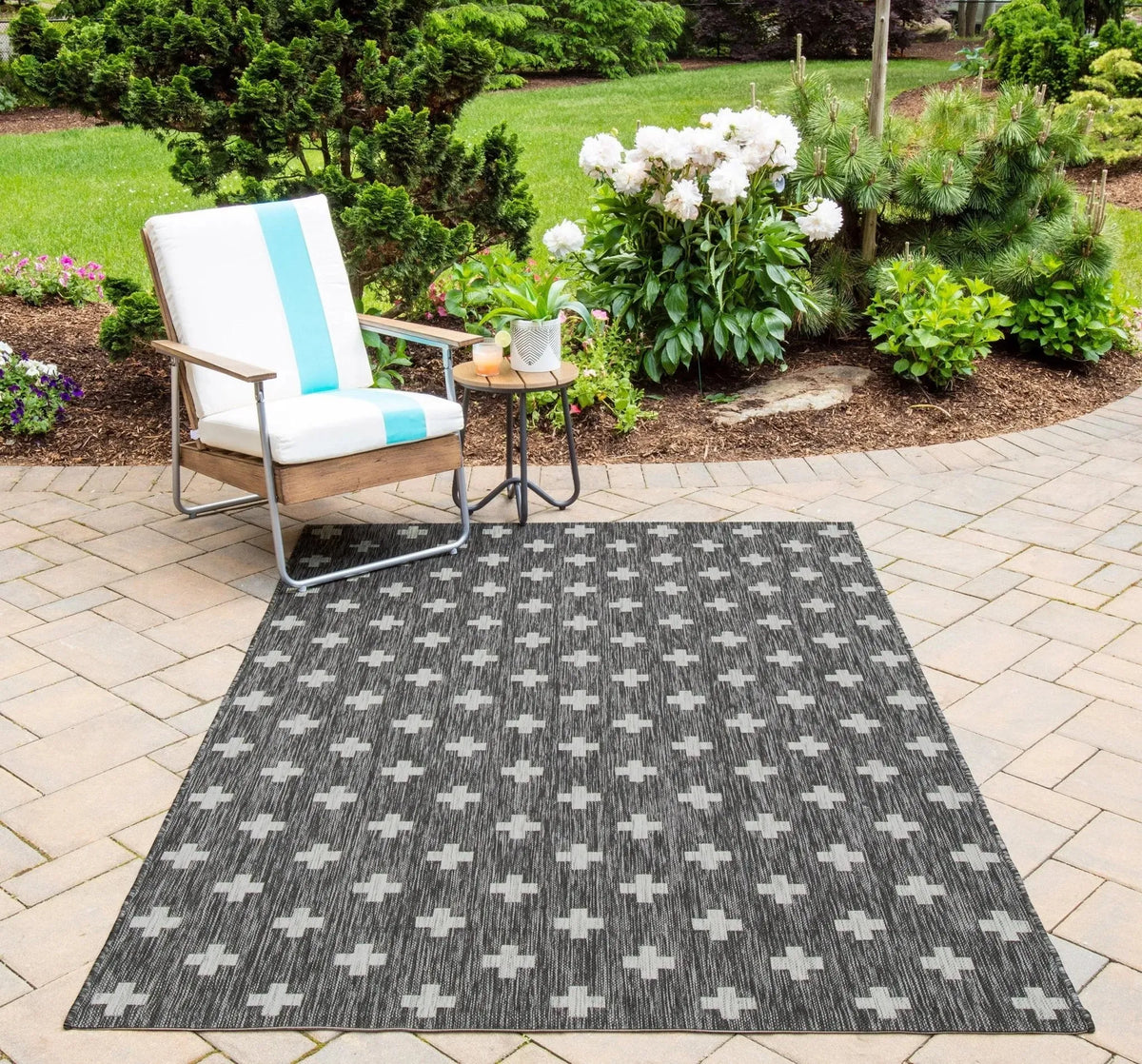 Villa By Novogratz Vi-01 Umbria Charcoal Rug