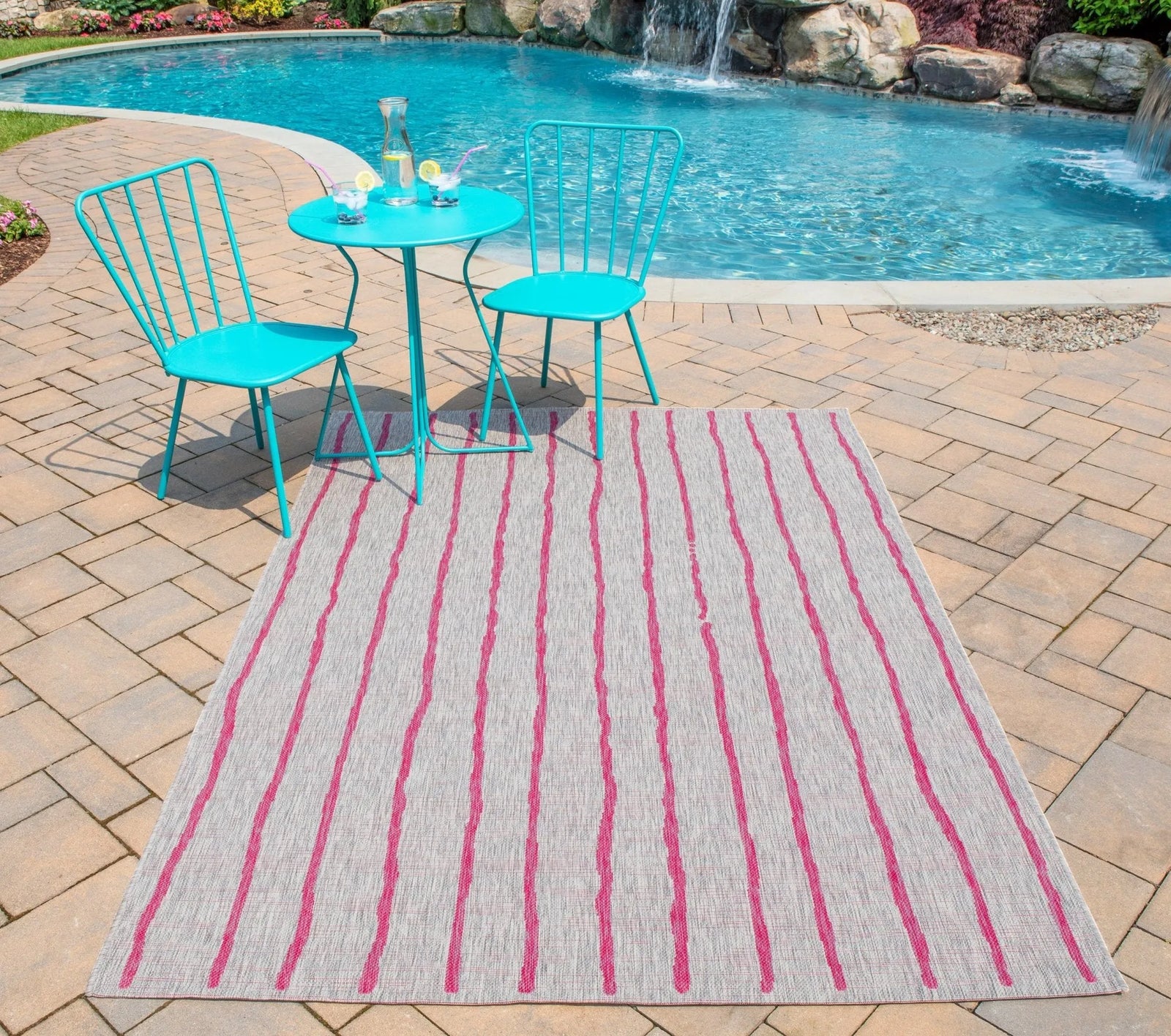 Villa By Novogratz Vi-03 Sicily Fuschia Rug