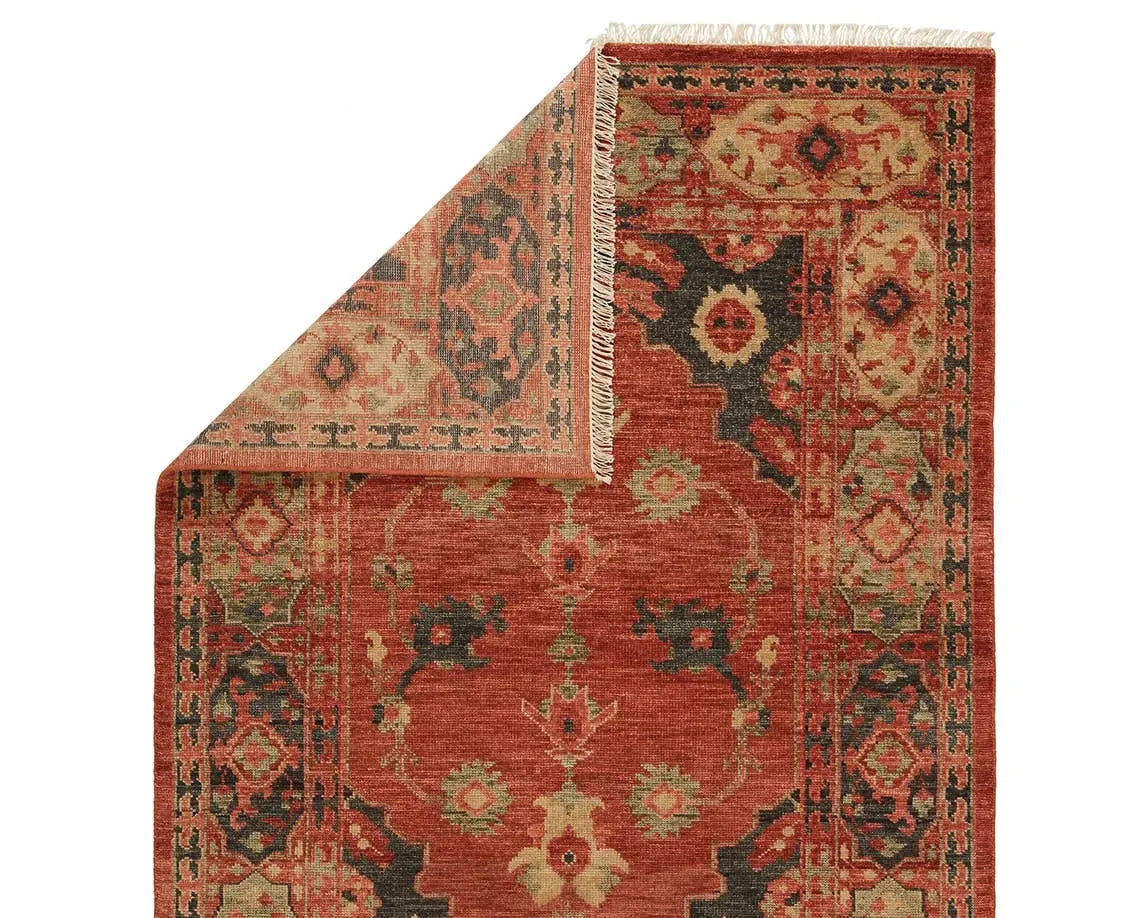 Village By Artemis VBA02 Azra Red / Black Rug