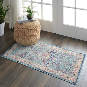 Vintage Kashan VKA01 Blue Rug