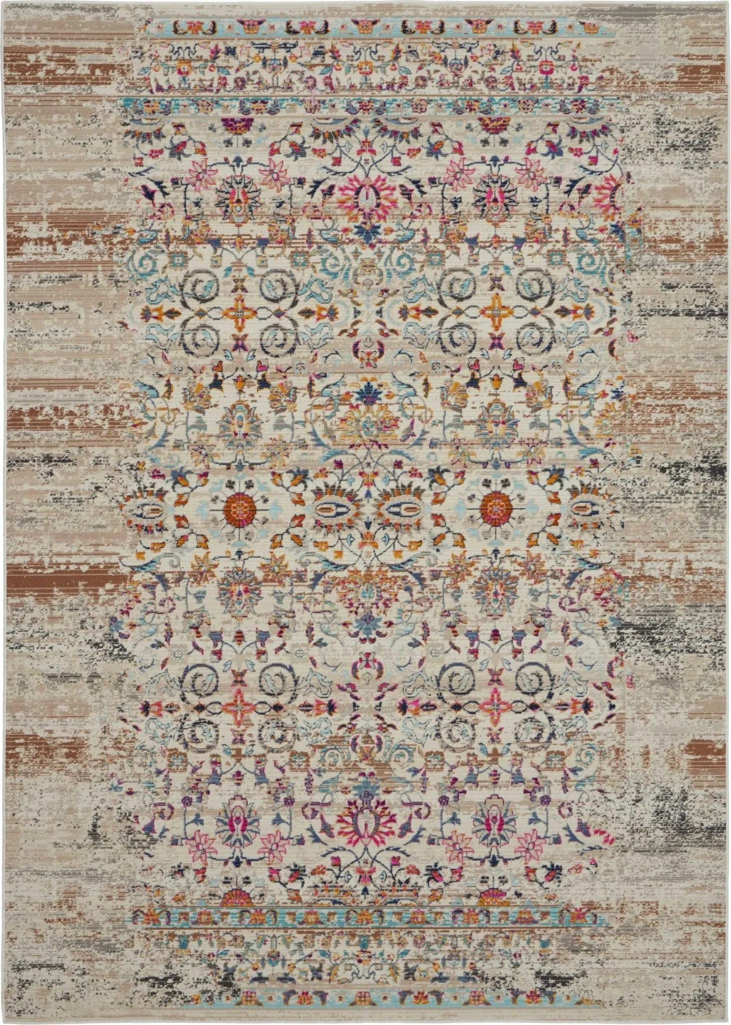 Vintage Kashan VKA02 Ivory Rug