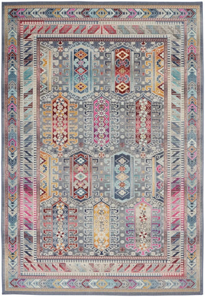 Vintage Kashan VKA06 Grey/Multi Rug