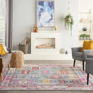 Vintage Kashan VKA06 Grey/Multi Rug