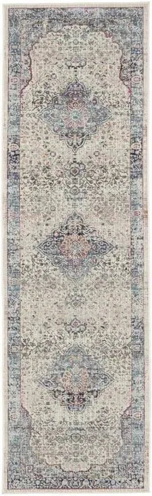 Vintage Kashan VKA07 Ivory Blue Rug