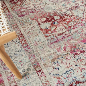 Vintage Kashan VKA07 Red/Ivory Rug