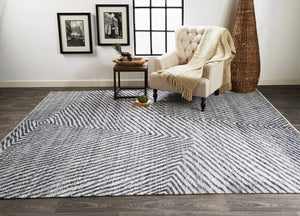 Vivien 6555F Gray/Blue Rug