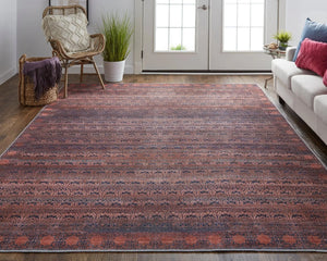 Voss VOS39H4F Red/Brown Rug