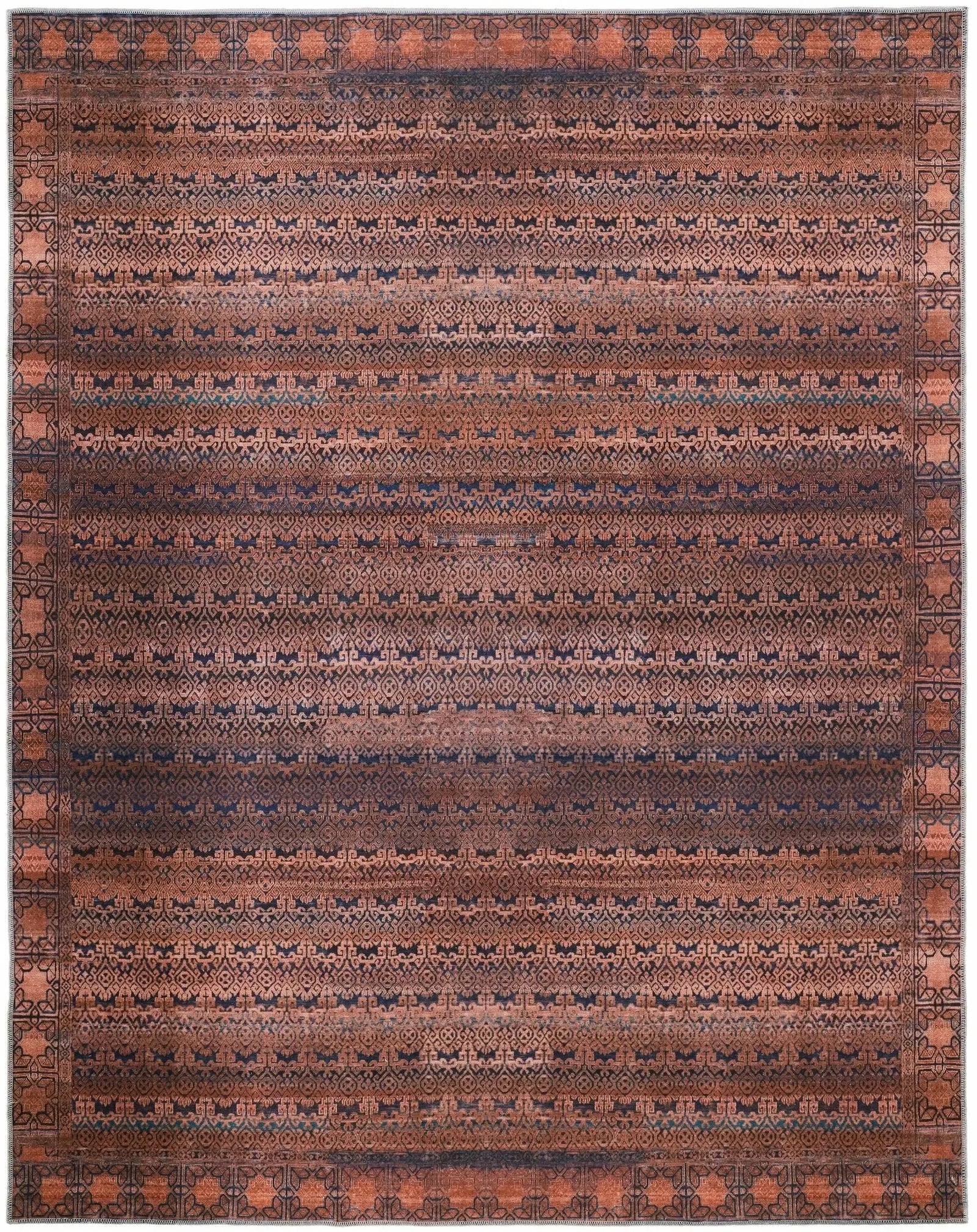 Voss VOS39H4F Red/Brown Rug