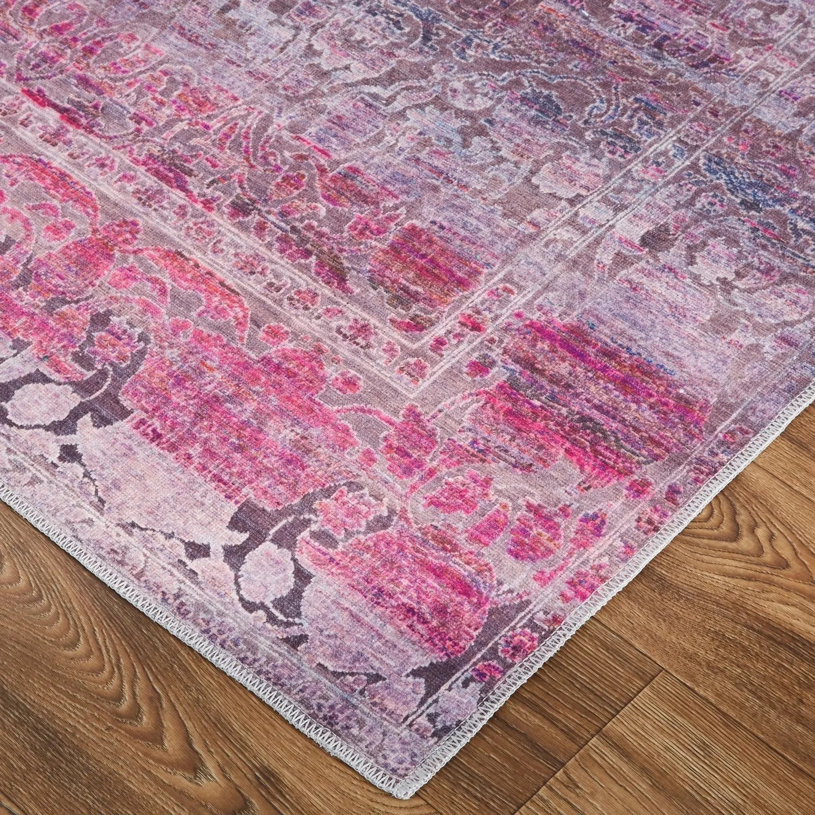 Voss VOS39H5F Pink/Purple Rug